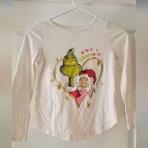 Christmas Grinch long sleeve shirt size 7